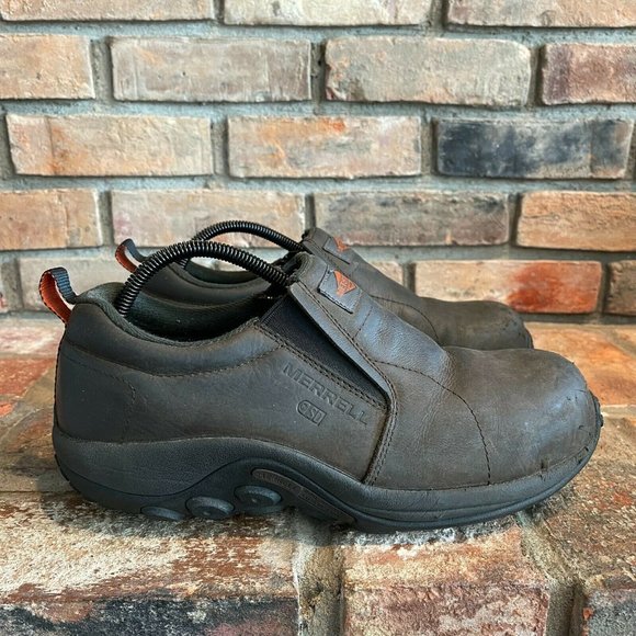 Merrell Mens ASTM Brown Slip On Shoes Sz 9.5 W main image 7